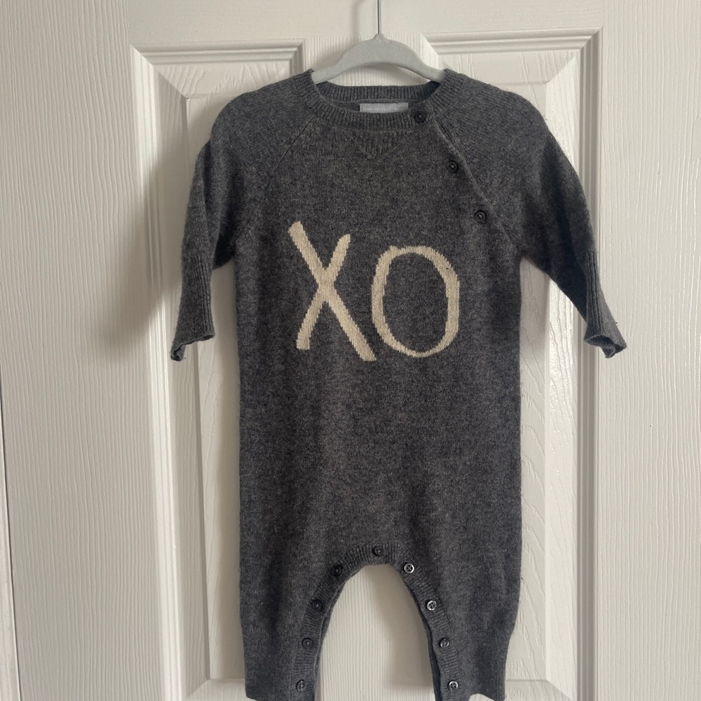 Banana Republic Gray Bodysuit XO Design